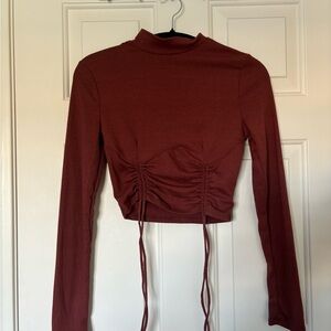 Women's Rust Long Sleeve Top